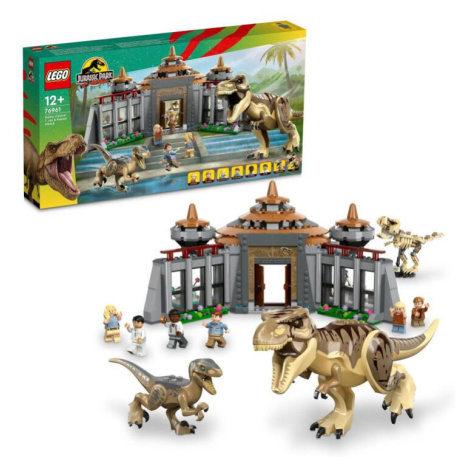 Stavebnice Lego - Jurassic World - Attack of T-Rex and Raptor