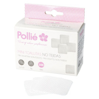 Pollie 07906 Non-Woven Mini-Wipes - mini netkané polštářky, 300 ks - 5x5 cm