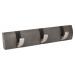 Dřevěný věšák na zeď Umbra Flip 3 s kovovými háčky | šedohnědý Typ: 3 háčky