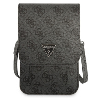 Taška Guess PU 4G Triangle Logo Phone Bag, černá