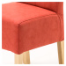 Jídelní židle FABIUS I buk natur/červená