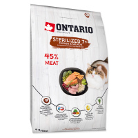 ONTARIO Cat Sterilised 7+ 6,5 kg