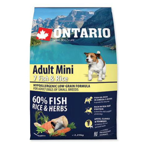 Ontario Dog Adult Mini Fish - 6,5kg