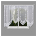 Dekorační oblouková krátká záclona na žabky HERMINA 160 bílá 300x160 cm MyBestHome