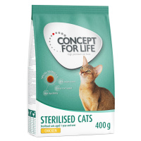 Concept for Life Sterilised Cats kuřecí - Vylepšená receptura! - 400 g