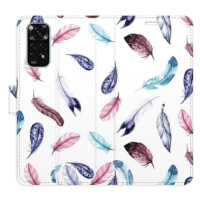 iSaprio flip pouzdro Colorful Feathers pro Xiaomi Redmi Note 11 / Note 11S