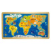 Legler Puzzle v rámečku mapa světa