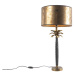 Art Deco stolní lampa bronzová s bronzovým odstínem 35 cm - Areka