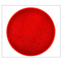 Eton červený koberec kulatý - 160 cm