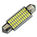 Rabel LED autožárovka C5W C10W C15W SV8,5 42 mm 33 smd 3014 Canbus 12V bílá + stabilizátor