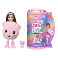 Barbie Cutie Reveal Chelsea pastelová edice - medvídek - 73-HKR19