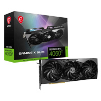 MSI VGA NVIDIA GeForce RTX 4060 Ti GAMING X SLIM 16G, 16G GDDR6, 3xDP, 1xHDMI