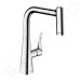 Hansgrohe 73823000 - Dřezová baterie Metris s výsuvnou sprškou, sBox, EcoSmart, chrom