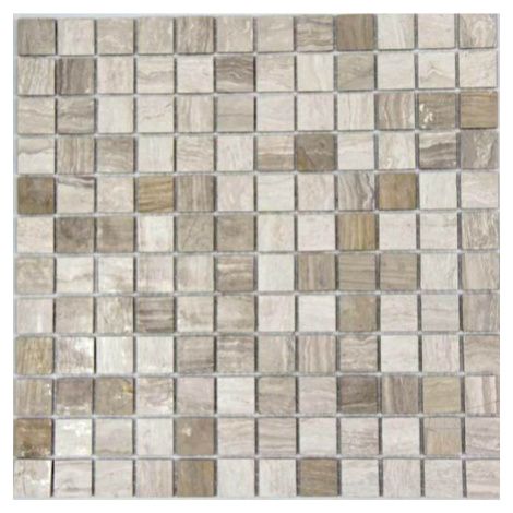 Mosavit Wooden kamenná mozaika gris 30x30 cm mat WOODENGR