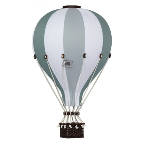 Super balloon Dekorační horkovzdušný balón – zelená/šedozelená - L-50cm x 30cm