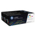 HP 305A CYM Tri-Pack LJ Toner Cartridge Vícebarevná