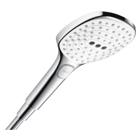 HANSGROHE Raindance Select E Sprchová hlavice 120, 3 proudy, bílá/chrom 26520400