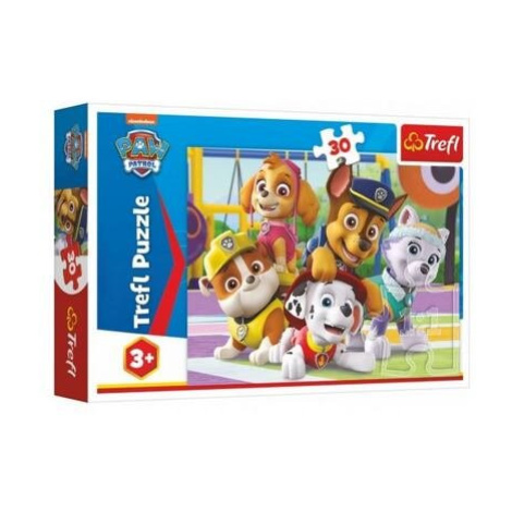 Puzzle Tlapková patrola vždy včas/Paw Patrol 30 dílků