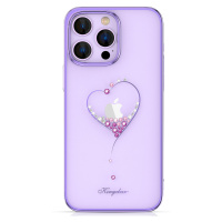 Kingxbar Wish Series silikonové pouzdro s original Swarovski crystals na iPhone 14 PLUS 6.7