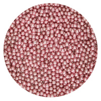 Funcakes Cukrové kuličky - Metalické růžovozlaté 80 g