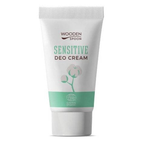 WoodenSpoon Organický krémový deodorant Sensitive bez parfemace 40 ml WOODEN SPOON