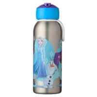 Nerezová dětská lahev ve stříbrné barvě 350 ml Frozen 2 – Mepal