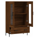 vidaXL Skříň highboard hnědý dub 69,5 x 31 x 115 cm kompozitní dřevo