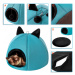 Reedog Kitty Head Blue Iglu pro kočky - S