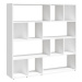 SHUMEE knihovna / dělicí stěna, bílá, 105 × 24 × 102 cm