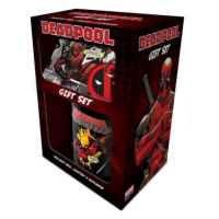 Dárkový set Deadpool, obsahuje hrnek/klíčenku/tácek