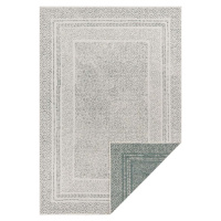 Zeleno-bílý venkovní koberec Ragami Berlin, 80 x 150 cm
