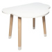 Manibox Dětský dřevěný stolek + židlička MOTÝL + jméno ZDARMA