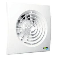 Vent uni Ventilátor VU-125-QF-C-T01 - tichý se zpětnou klapkou, časový spínač, fotočidlo