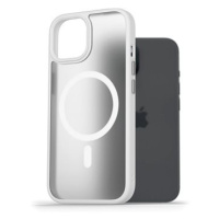 AlzaGuard Matte Case Compatible with Magsafe pro iPhone 15 bílý