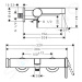 HANSGROHE Finoris Vanová baterie, matná černá 76420670