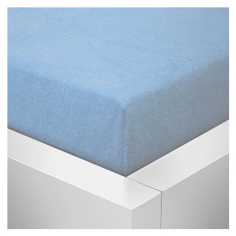Top textil Bambusové froté prostěradlo 90x200 cm Barva: světle modrá
