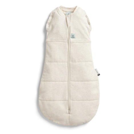 ERGOPOUCH Zavinovačka a vak na spaní 2v1 Cocoon Oatmeal Marle 6-12 m, 8-10 kg, 2,5 tog