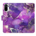 iSaprio flip pouzdro Purple Marble pro Xiaomi Redmi Note 10 / Note 10S