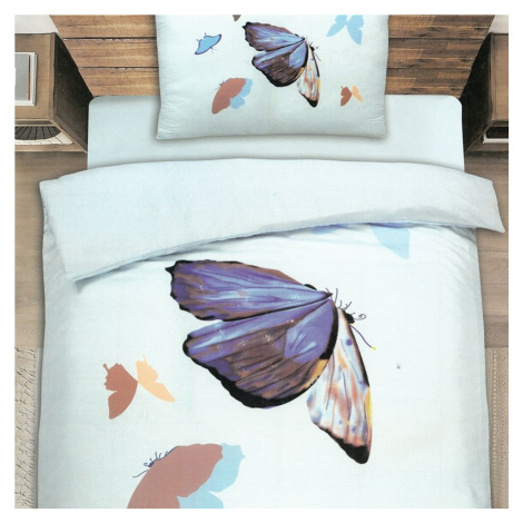 Povlečení VARIA BUTTERFLY BLUE140x200 cm Povlečení VARIA BUTTERFLY BLUE 140x200 cm - 140x200 cm  Home of Dreams