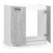 Kuchyňská skříňka OLIVIA S80 - bílá/beton