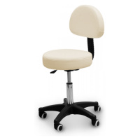 Kosmetická židle s opěradlem Tandem COP Barva: krémová