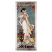 Obrazová reprodukce Sarah Bernhardt's Farewell American Tour, Mucha, Alphonse Marie, 21.8 × 50 c