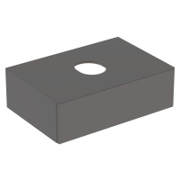 Geberit VariForm - Umyvadlová skříňka, 750x510x235 mm, 1 zásuvka a zápachová uzávěrka, lávová 50