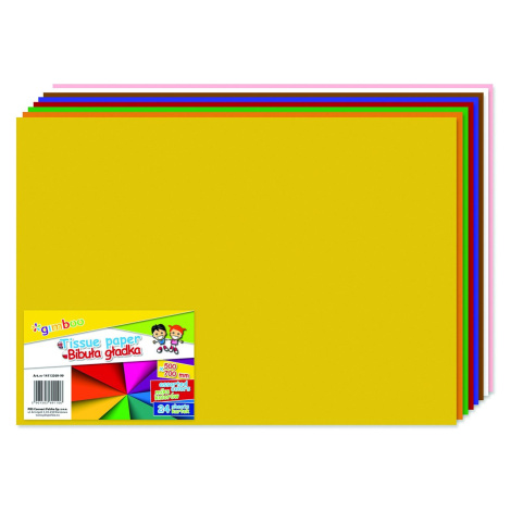 DONAU hedvábný papír, 50 x 70 cm, 22 g/m², 24 listů, mix barev Donau Elektronik