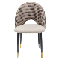 KARE Design Béžová čalouněná jídelní židle Hudson