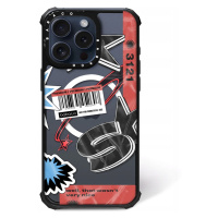 Pouzdro pro Apple Iphone 15 Stickers 001 Babaco Magsafe Průsvitné