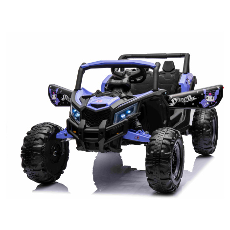 Elektrické autíčko Buggy ATV Defend Kuromi 4x4 fialové