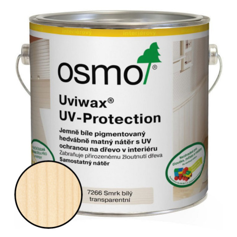 Nátěr na dřevo Osmo 7266 Uviwax UV-Protection smrk bílý 0,75 l AU-MEX