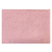 Koupelnová předložka froté Ťapky 50x70 cm růžová