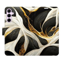 iSaprio Flip pouzdro BlackGold Marble pro Samsung Galaxy A35 5G